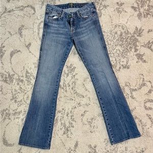 7 for all mankind A pocket flare bootcut women’s denim jeans size 30